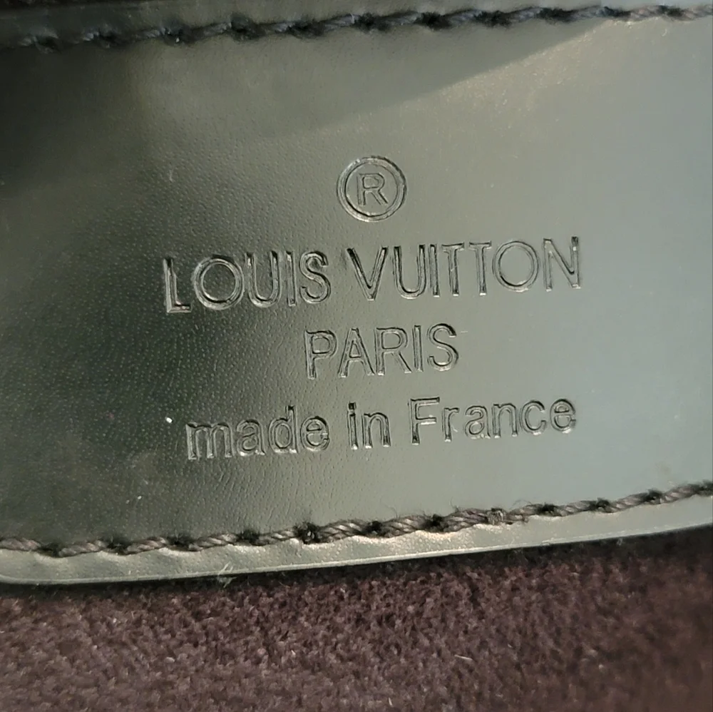 Louis Vuitton Black LeatherTaiga Epi Briefcase Vintage